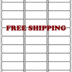2.625x1 Amazon FBA Labels, 30 Labels Per Sheet