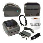 Zebra GK420D Label Thermal Printer USB/ETH BUNDLE!