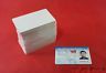 100 White Blank PVC Plastic Cards for Photo ID card thermal printer