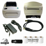 Zebra LP2844 Printer Bundle With 1000 Labels, Power, USB, and More!