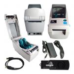 Zebra LP2824 Thermal Label Printer Barcodes POS Tags QuickBooks Tech Support No Bezel Dispenser