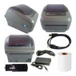Zebra GK420d USB Printer Shipping Bundle GRADE C; Replaces ZP450