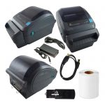 Zebra GX420d Thermal Printer Barcode Shipping Printer w/ Cutter USB GRADE C