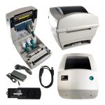 Zebra TLP3844-Z Ethernet Label Thermal Printer With Power Supply USB and ETH