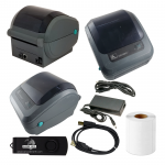 Zebra GX420d USB ETH Thermal Printer GRADE C, Shipping Bundle! Replaces ZP450!