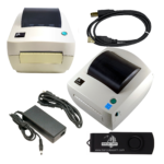 Zebra GC420d Thermal Shipping Printer GC420-200510-000 GRADE C!