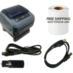 Zebra ZP450 Thermal Label Barcode Printer w/ Tech Support, Labels, and More!