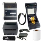 Zebra ZD621 Printer ZD6A042-D21F00EZ Cutter Bundle USB and Ethernet