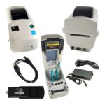Zebra TLP2824 Plus (282P-101110) Thermal Printer USB and Serial, Power Supply, USB Cable