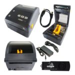 NEW Zebra ZD420 DT 203dpi USB BT Wi-Fi Label Printer ZD42042-D01W01EZ, Bundle!
