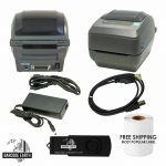 Zebra GX430t (GX43-102510-000) Thermal Label Printer USB & Serial Bundle!