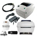 Zebra TLP 2844 USB-SERIAL Label Thermal Printer With Power Supply and USB cable