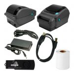 Zebra GX420d Thermal Printer GX42-202412-000 Barcode Shipping Cutter Ethernet