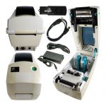 Zebra TLP2824 Plus Thermal Label Printer Yellow USB Only Power Supply, USB Cable
