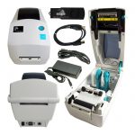 Zebra TLP2824 Plus USB Power Supply, USB Cable, Flash-Drive, Thermal Labels