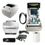 Zebra TLP2844 USB & ETH Thermal Label Printer Bundle w/ Remote Tech Assistance!