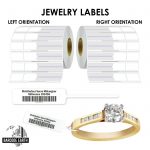 Thermal Transfer Jewelry Rat Tail Labels for Zebra Thermal Printer